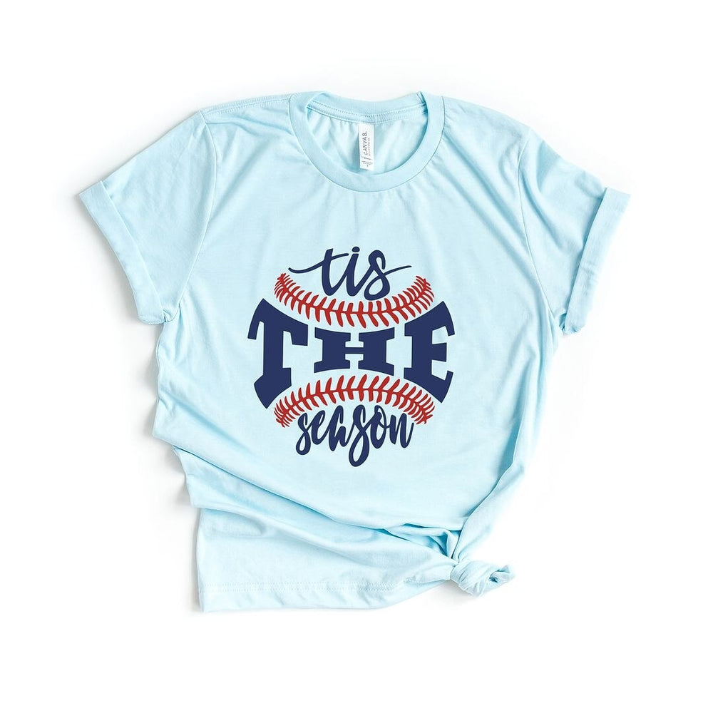 Tis the Season Baseball Short Sleeve Crewnneck Tee