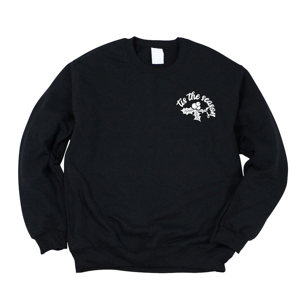 Tis the Season Holly Berries Mini Graphic Sweatshirt