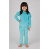 90 Degree By Reflex Toddler Girls Velour Lili Ruffle Detail Pullover and Velour Flared Pant Set