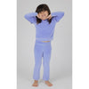 90 Degree By Reflex Toddler Girls Velour Lili Ruffle Detail Pullover and Velour Flared Pant Set