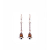 Topaz Teardrop Crystal Drop Earrings