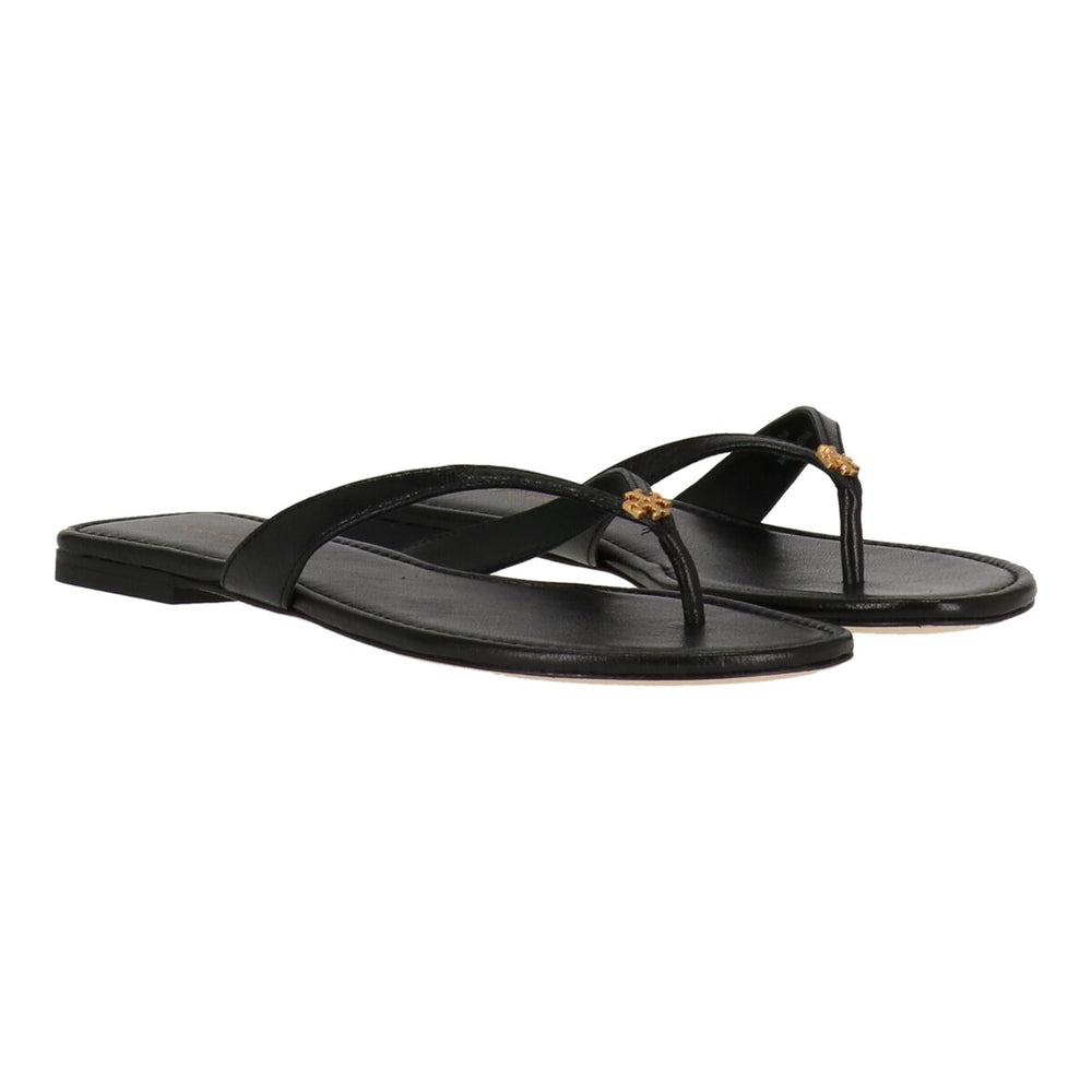 Tory Burch Womens Black Classic Flip Flop