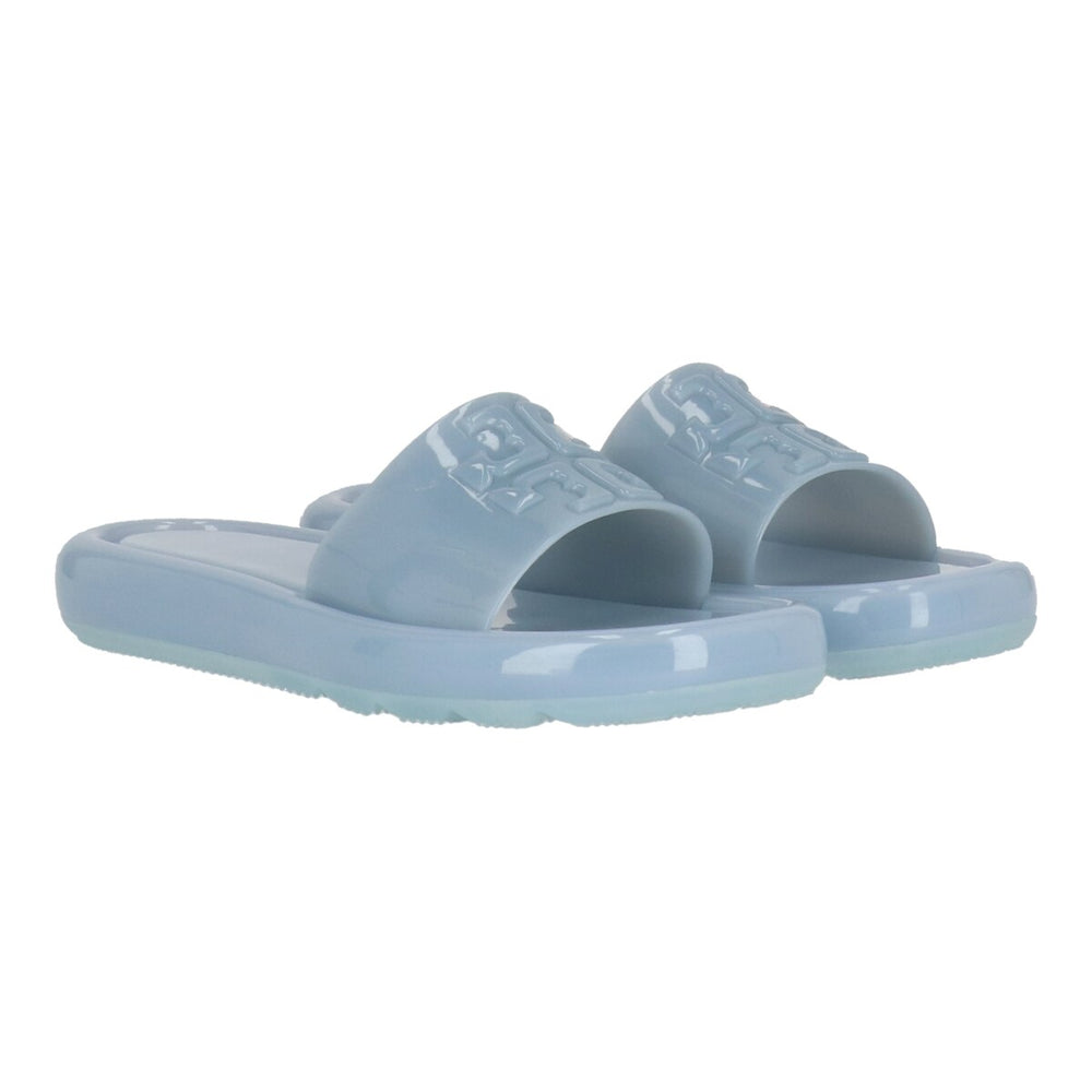 Tory Burch Womens Blue Bubble Jelly Sandal