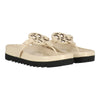 Tory Burch Womens Cream Miller Cloud Lug Sandal