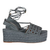 Tory Burch Womens Grey Espadrille