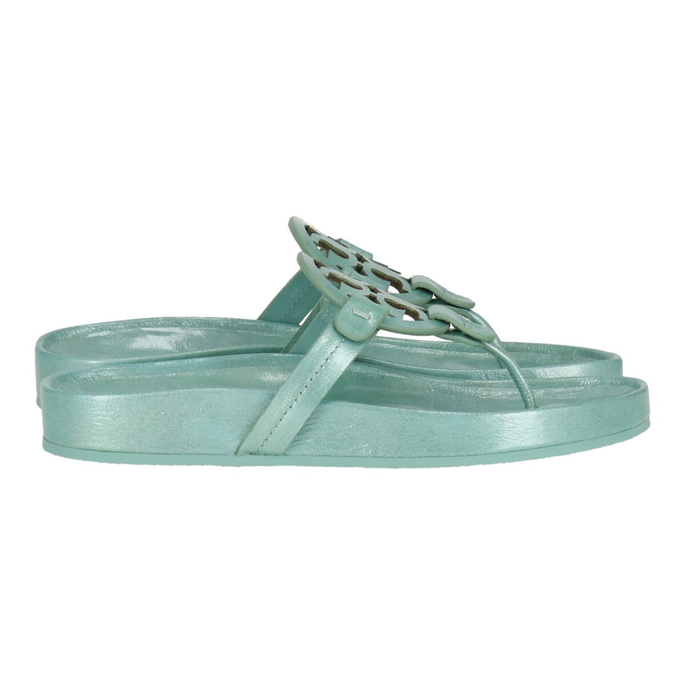 Tory Burch Womens Light Blue Miller Cloud Sandal