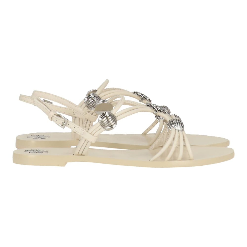 Tory Burch Womens White Flat