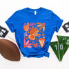 Touchdown Season Collage Short Sleeve Crewnneck Tee