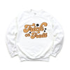 Trick Or Treat Flowers Sweatshirt