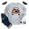 Trick Or Treat Truck Long Sleeve Tee