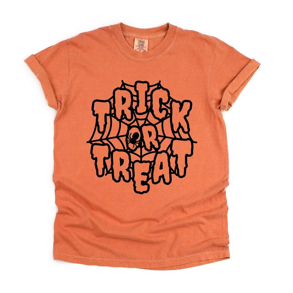 Trick Or Treat Web Garment Dyed Tee