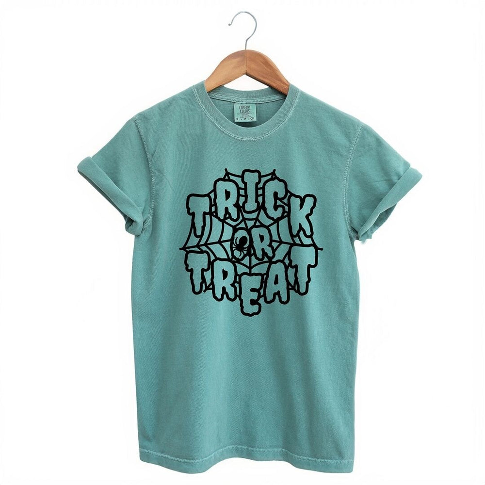 Trick Or Treat Web Garment Dyed Tee