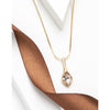 Tulip Marquis Crystal Pendant Necklace