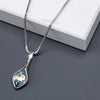 Tulip Marquis Crystal Pendant Necklace