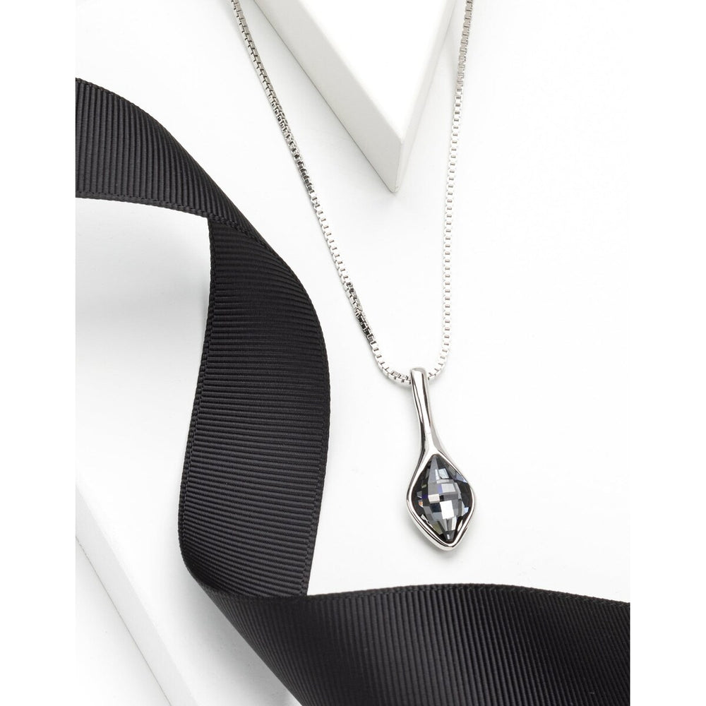 Tulip Marquis Crystal Pendant Necklace