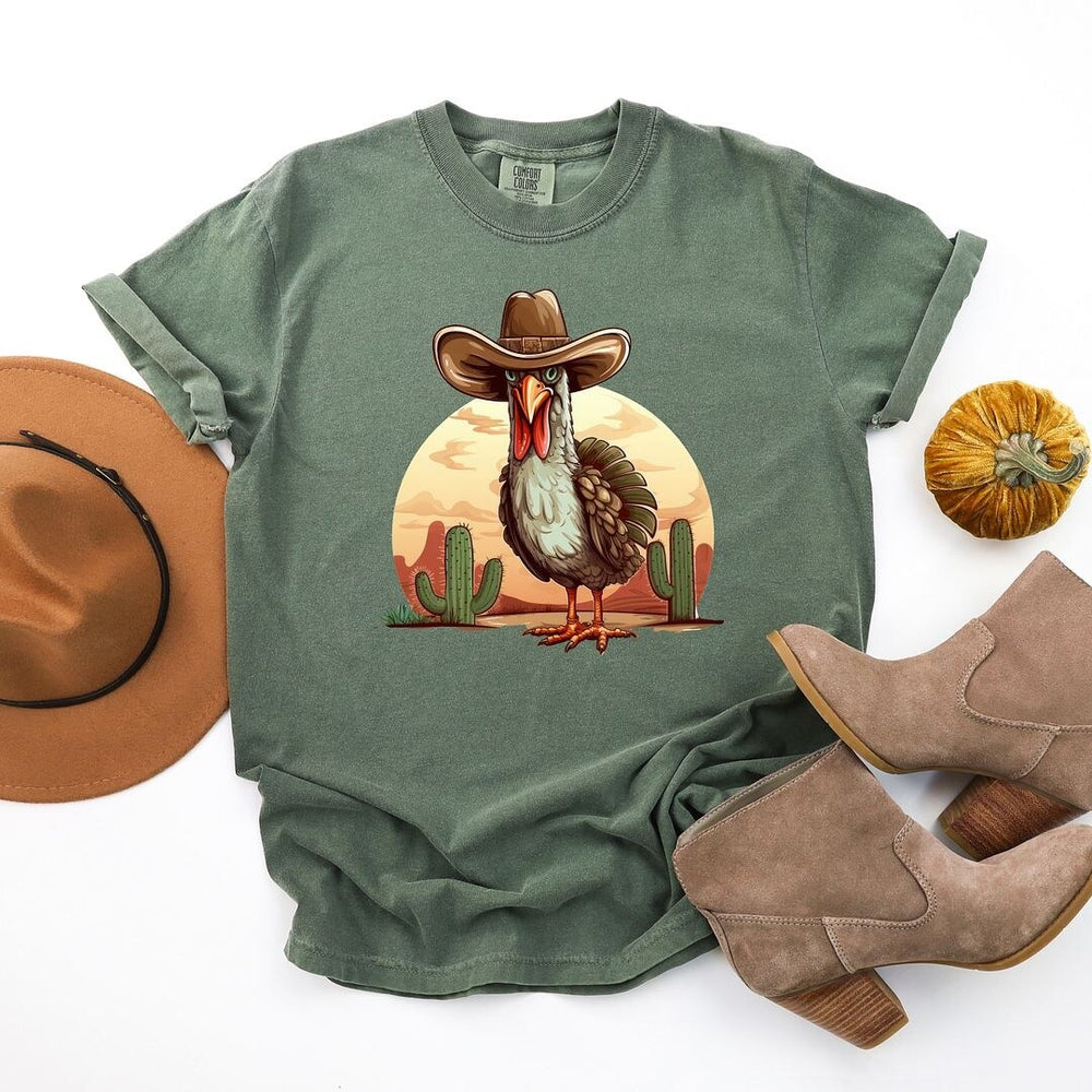 Turkey Bird Western Garment Dyed Tee