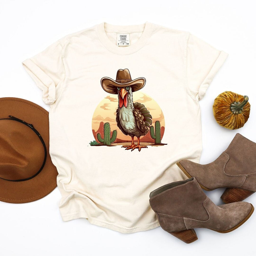 Turkey Bird Western Garment Dyed Tee