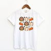 Turkey Pumpkin Pie Grid Garment Dyed Tee