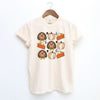 Turkey Pumpkin Pie Grid Garment Dyed Tee