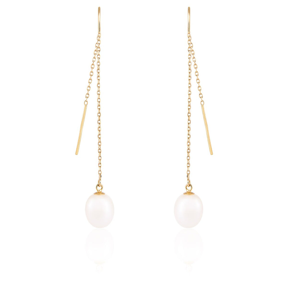 U Treader Earrings Pearl