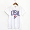 USA Patriotic Lips Garment Dyed Tee