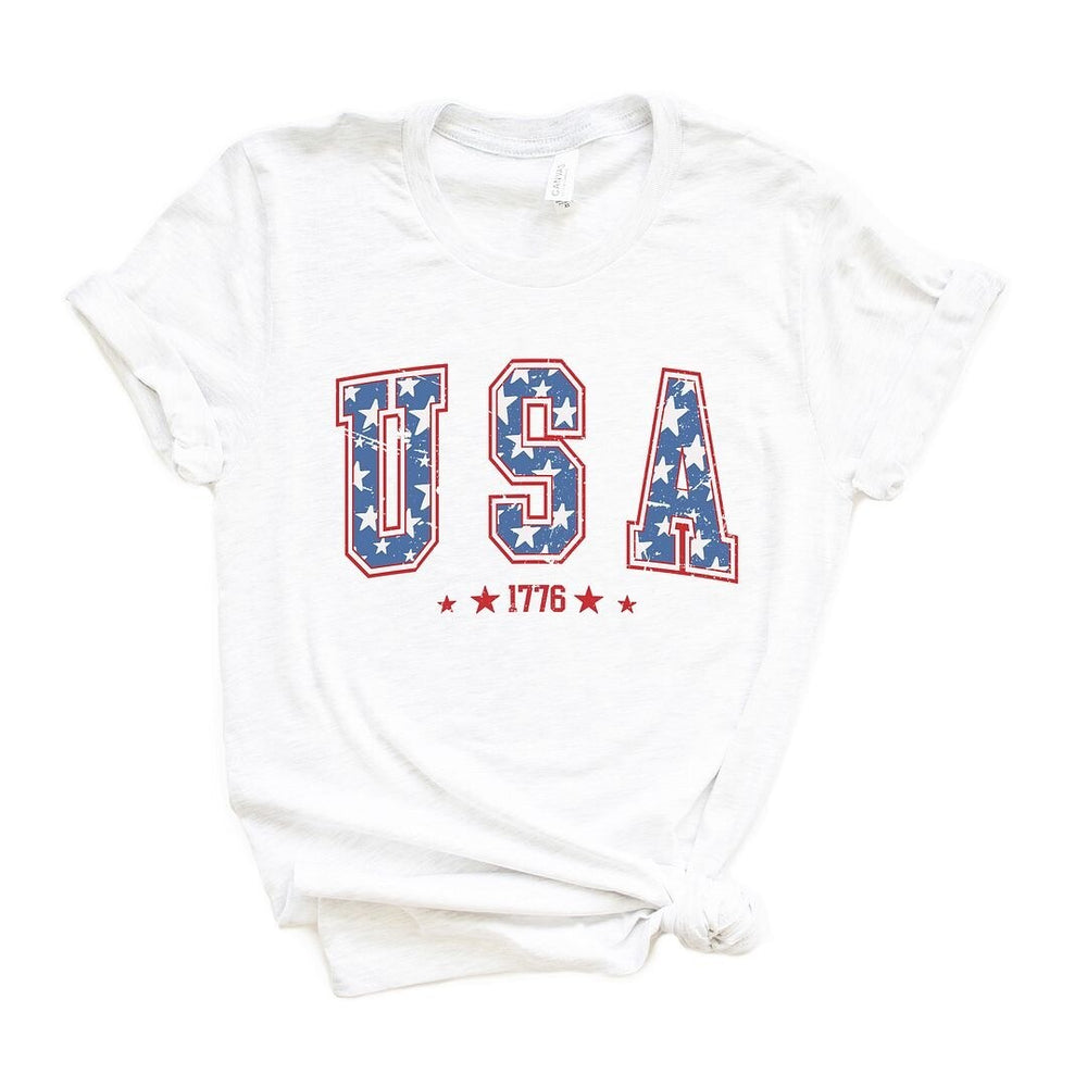 USA Varsity Stars Short Sleeve Crewnneck Tee