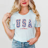 USA Varsity Stars Short Sleeve Crewnneck Tee