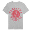 University Nebraska Classic Retro Stamp Unisex Adult Heathered Premium T Shirt