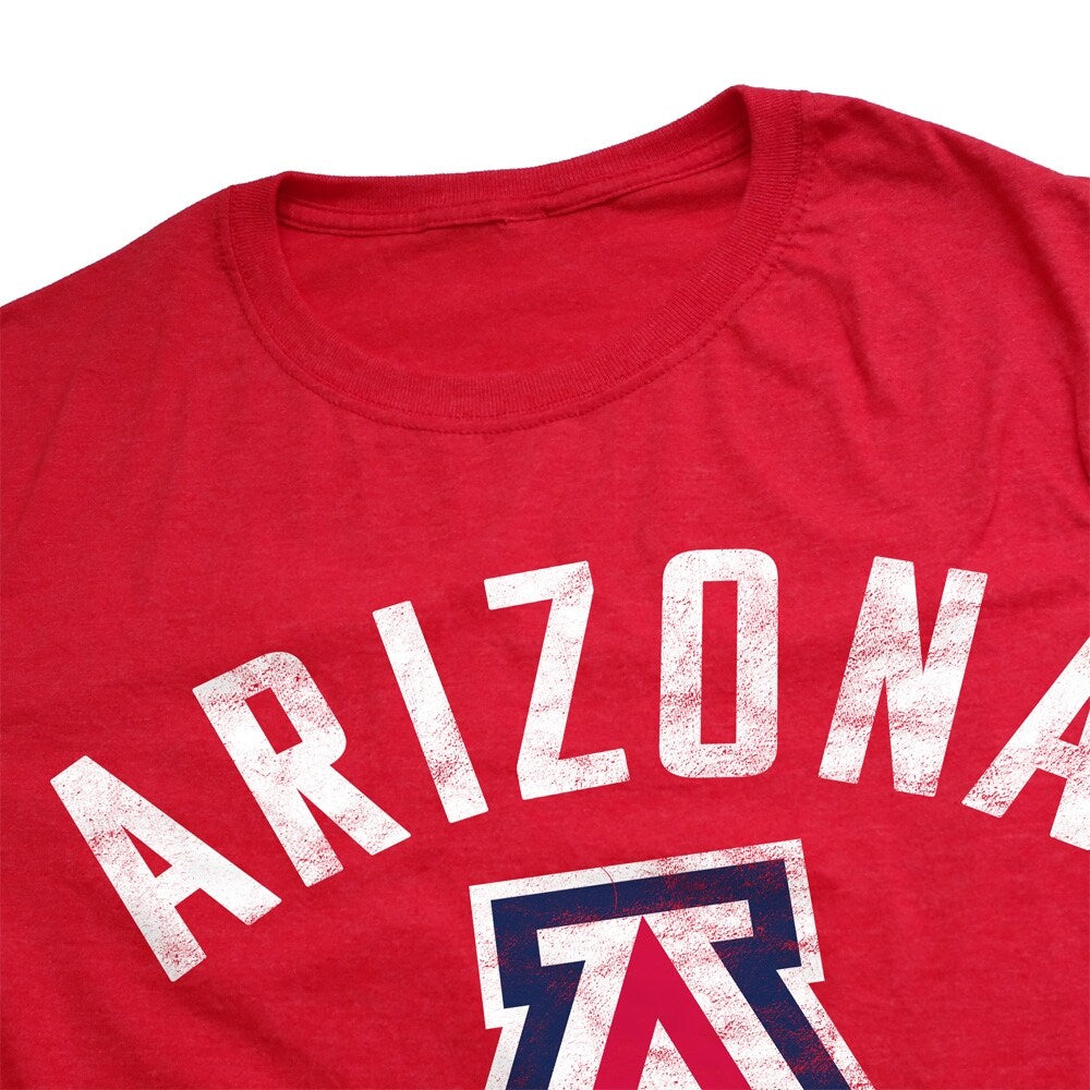 University of Arizona Wildcats Unisex Adult Heathered Premium T Shirt