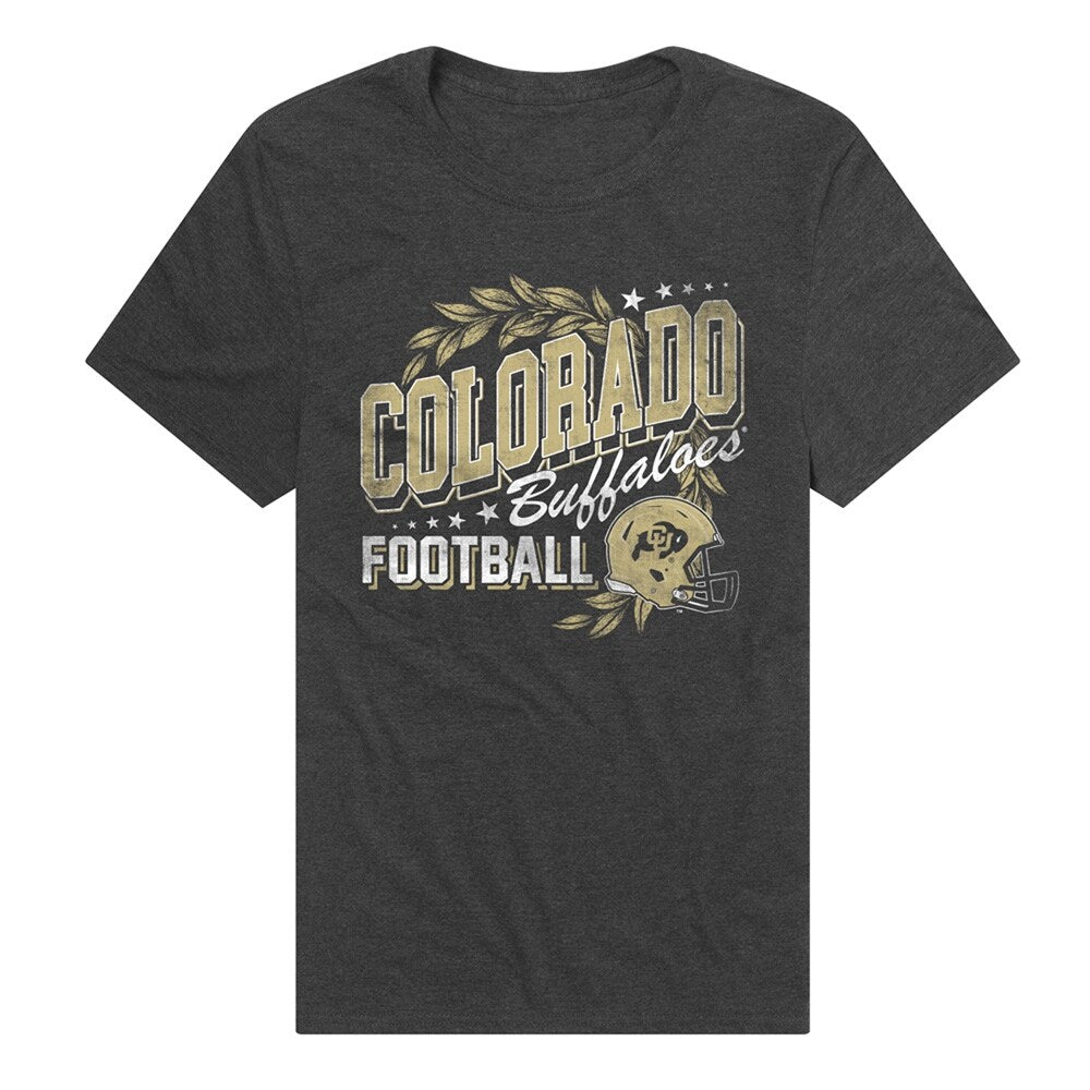 University of Colorado Buffaloes Classic Football Unisex Adult Heathered Premium T Shirt