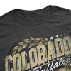 University of Colorado Buffaloes Classic Football Unisex Adult Heathered Premium T Shirt