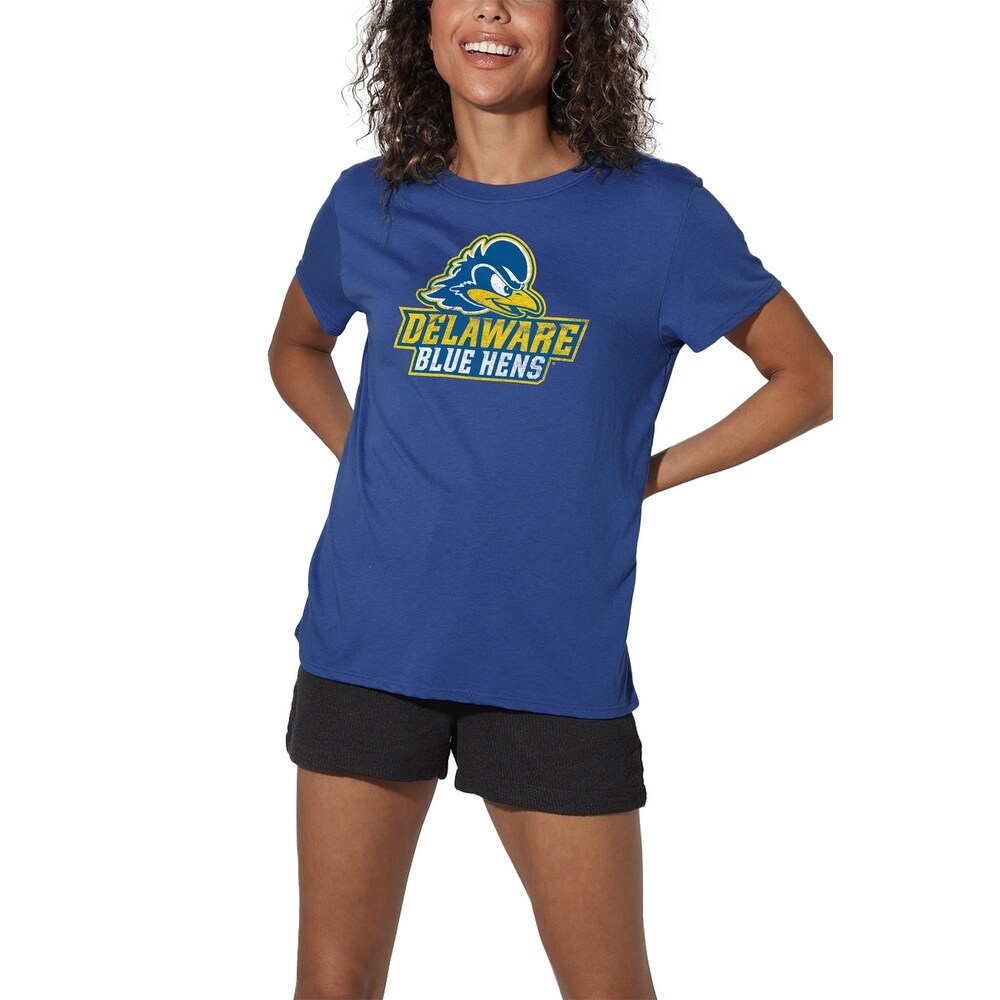 University of Delaware Distressed Primary Logo Women