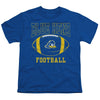 University of Delaware Football Ball Kids T Shirt for Youth Boys and Girls