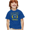 University of Delaware Football Ball Kids T Shirt for Youth Boys and Girls