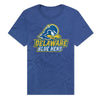 University of Delaware Primary Logo Unisex Adult Heathered Premium T Shirt