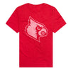 University of Louisville Simple Distressed Logo Unisex Adult Heathered Premium T Shirt