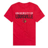 University of Louisville Stacked Unisex Adult Heathered Premium T Shirt