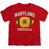 University of Maryland Football Kids T Shirt for Youth Boys and Girls