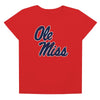 University of Mississippi Distressed Primary Logo Women