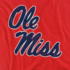 University of Mississippi Distressed Primary Logo Women