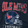 University of Mississippi Football Helmet Kids T Shirt for Youth Boys and Girls