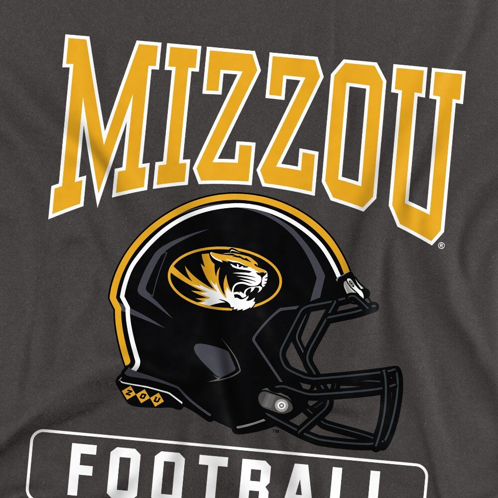 University of Missouri Football Helmet Kids T Shirt for Youth Boys and Girls