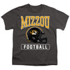 University of Missouri Football Helmet Kids T Shirt for Youth Boys and Girls