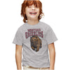 University of Montana Distressed Primary Kids T Shirt for Youth Boys and Girls