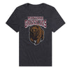 University of Montana Simple Distressed Logo Unisex Adult Heathered Premium T Shirt