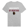 University of Montana Stacked Unisex Adult Heathered Premium T Shirt