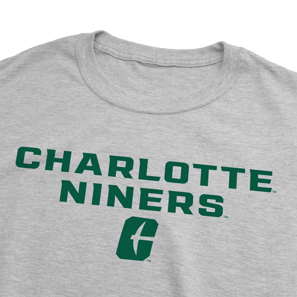 University of North Carolina Charlotte Stacked Unisex Adult Heathered Premium T Shirt