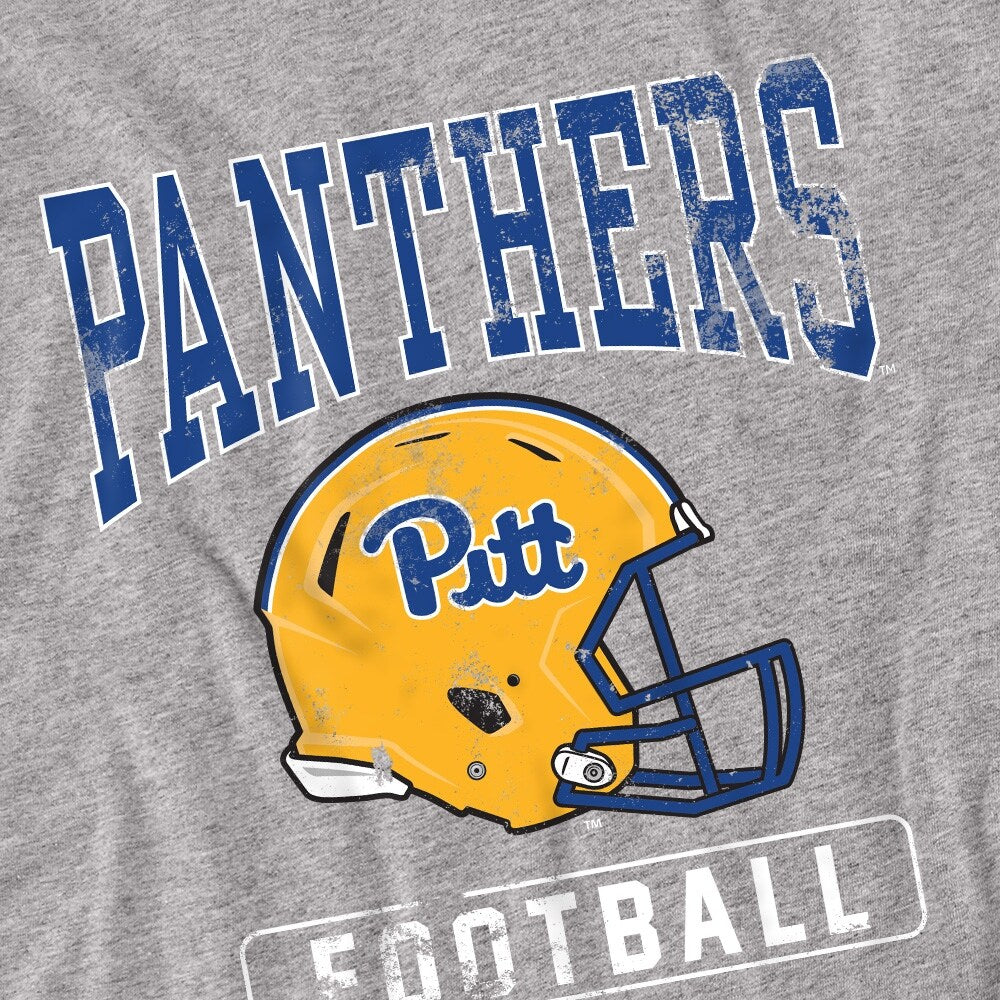 University of Pittsburgh Football Helmet Kids T Shirt for Youth Boys and Girls