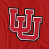 University of Utah Distressed Primary Kids T Shirt for Youth Boys and Girls