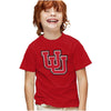 University of Utah Distressed Primary Kids T Shirt for Youth Boys and Girls